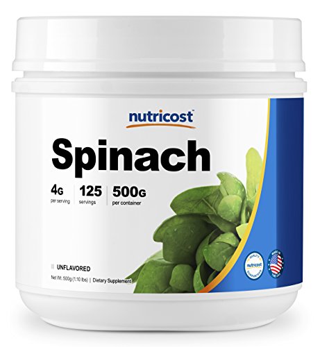 UPC 702669934459, Nutricost Pure Spinach Powder 500 Grams (1.1 LBS)