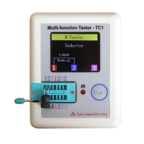 TFT Transistor Tester Capacitance Meter LCR ESR NPN PNP Capacitor Checker Detector USB Charging LCR-TC1 Stevlogs