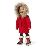 Maplelea Snow Day Parka with Fur Lined Hood for 18
