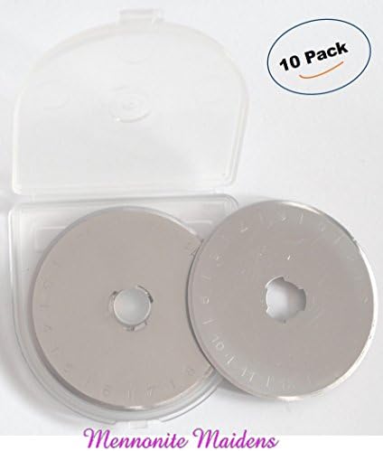 45MM 10 Pack New Universal Sharp Rotary Blades, Craft, Sewing DIY Projects Olfa Fiskar and Universal compatible