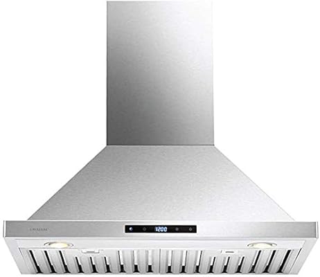 CAVALIERE 30" Wall-Mounted Range Hood for Kitchen Ventilation