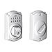 Schlage BE365 CAM 626 Camelot Keypad Deadbolt, Electronic Keyless Entry Lock, Satin Chrome