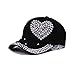Raylans Adjustable Women Men Bling Rhinestone Denim Baseball Cap Hat (7#)