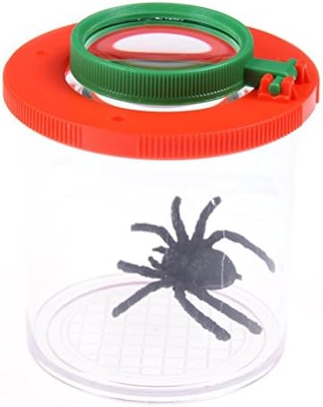 Yiping Insect Box Bug Viewer With Double-lens Magnifying Viewers(Red,Green)