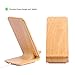 Fast Wireless Charger, Fast Charger Pad Qi Wireless Charger Stand 2 Coils For iPhone 8/X Samsung S8, S8+, S7, S7 Edge, S6 Edge Plus, Note5, S6, S6 Edge, And Iphone by Kulussy (Grain Wood)