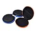 eBoot Hard EVA Case Storage Bag for Earbuds/ Earphone Headset, Round Shape, 5 Pieces