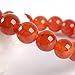 Justinstones Red Dragon Skin Agate 8mm Round Beads Stretch Bracelet 7 Inch Unisex