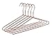 10 Sturdy Cooper Rose-Gold Metal Coat Hangers Heavy Duty Suit Hangers (10)