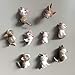 9 Pack Fridge Magnets Cat Refrigerator Office Magnets for Calendars Whiteboards Maps Resin Fun Decorative Decoration
