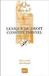 Lexique de droit constitutionnel