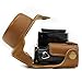 MegaGear Ever Ready Protective Leather Camera Case, Bag for Panasonic LUMIX LX100, DMC-LX100 Camera (Light Brown) (Model: MG663)