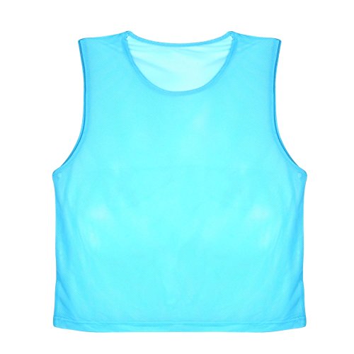 image for VGEBY 12 Pack Mesh Scrimmage Training Vests Football Vest Breathable A
