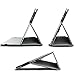 Galaxy TabPro S 12 case, Infiland Folio Premium PU Leather Slim Stand Cover Case for Samsung Galaxy TabPro S 12-Inch 2016 Release Tablet, Black