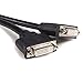 StarTech.com DMS 59 to Dual DVI I - 8in - DMS 59 to 2x DVI - Y Cable - DVI Splitter Cable - Monitor Splitter Cable - DMS 59 Cable (DMSDVIDVI1),Black