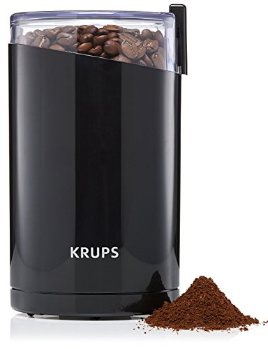 Krups F20342 Kaffeemühle und Gewürzmühle in Einem | Leistungsstarker Motor | Mahlgrad variabel | 75g Füllmenge…