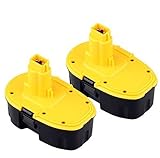 URPOWERÂ® 2 Pack 18V 3000mAh Hi-quality Replacement Tools Battery for DEWALT DC9096 DE9039 DE9095 DE9096 DE9098 DW9095 DW9096 DW9098 DE9503