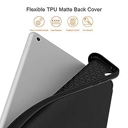 Soke New iPad 10.2 Case with Pencil Holder for iPad
