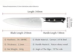 Tacit Logic Custom Chef Knife, Personalized chef