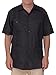 Squish Cuban Style Guayabera Shirt / Black - Large