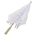 Remedios Lace Parasol Umbrella for Flower Girls Kids Photo Decoration White