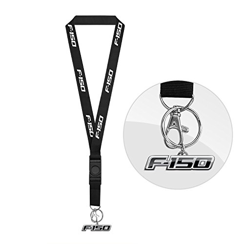Ford F-150 Black Lanyard with Key Charm by iPick Image