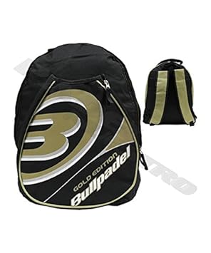 Bull padel Gold - Mochila de pádel, Color Negro/Oro: Amazon.es: Deportes y aire libre