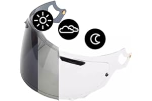 The Helmet Shop VAS-V MAX Compatible with Corsair-X, Signet-X, Quantum-X, DT-X, Defiant-X and Regent-X Helmets - Photochromic (Clear/Smoke)