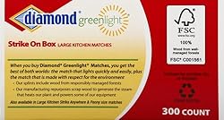 Diamond Greenlight Strike on Box Matches, 300