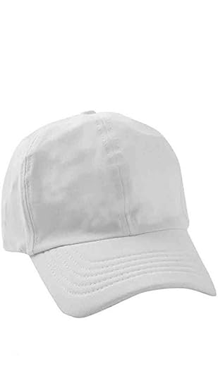 plain white dad hat