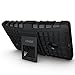 OumuEle Microsoft Nokia Lumia 435 Case - Tough Rugged Dual Layer Protective Case with Kickstand for Microsoft Nokia Lumia 435 - Black