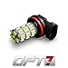 OPT7 Show Glow 9006 LED Fog Light Bulbs - 27-SMD 6000K Cool White @ 350Lm per Bulb and Colors - 1 Year Warranty (Pack of 2)