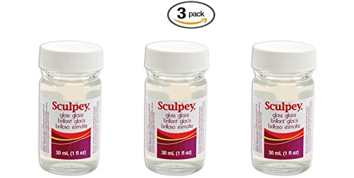 Polyform sculpey glaze, 1-ounce, glossy (3)
