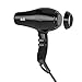 BERTA 1875W Ceramic Tourmaline Hair Dryer Negative Ionic Blow Dryer 2 Speed & 3 Heat Settings AC Motor with 4 professional Accessories(Black)