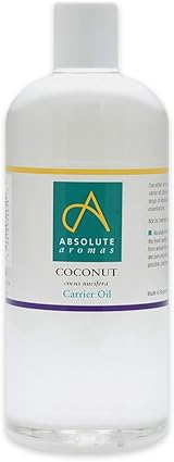 Absolute Aromas Fractionated Coconut Oil 500ml Unscented Carrier Oil