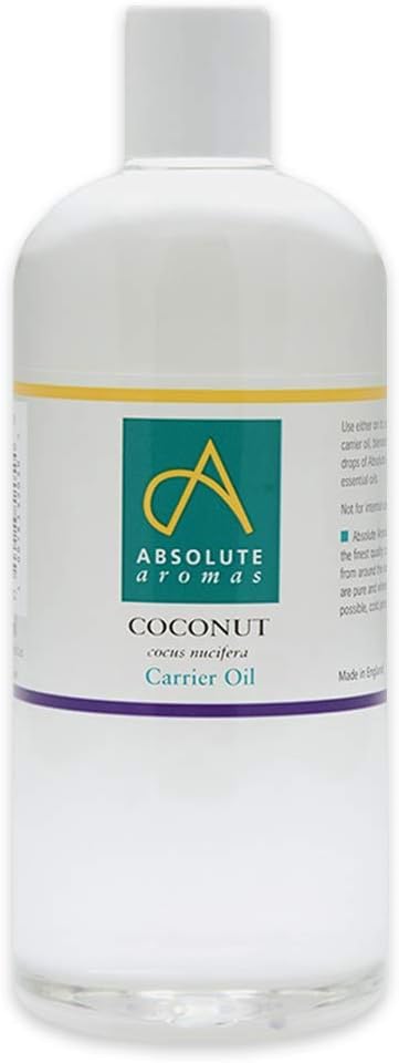 Absolute Aromas Fractionated Coconut Oil 500ml Unscented Carrier Oil