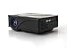 Projector,iDGLAX iDG-787B LCD LED Video Multimedia Mini Portable Projector for Home Cinema Theater Movie Game TV DVD Laptop iPhone Andriod Smartphone with HDMI/SD/USB/AV/VGA Ports