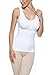 Khaya Women's Super soft Camisole Seamless Shapewear Basic Tank Top, White, XX-Large