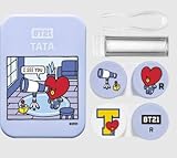 BTS BT21 OFFICIAL MERCHANDISE CONTACT LENS CASE + EXTRA BTS PHOTOCARDS (TATA)