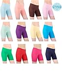 Sexy Basics Womens 12 Pack Sheer & Sexy Cotton Spandex Boyshort Yoga Boxer Briefs