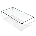 iDesign Linus Plastic Fridge and Freezer Storage Organizer Bin, Clear Container for Food, Drinks, Produce Organization, BPA-Free, 11.5
