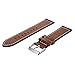 LDFAS Compatible for Fossil Q Band, 22mm Genuine Leather Quick Release Strap Compatible for Fossil Q Marshal, Wander, Founder Gen 2 / Q Explorist Gen 3 / Q Explorist HR Gen 4, Grant, Commuter, Brown