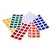 Dengguoli 6 Pieces 3x3x3 Magic Cube Rubik's Cube PVC Stickers for 3D Magic Puzzle Toys