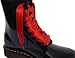 Red Flat Satin Ribbon Bootlaces, Shoelaces My Ribbon Laces™ for Women & Mens 3 6 8 10 Eyelet Style Boots Trainers Sneakers