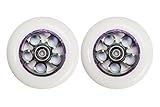 110mm SCSK8 Gun Barrel 10 Spoke Pro Scooter Wheel Set (2) (NeoChrome)