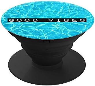 Expanding Stand and Grip for Smartphones and Tablets Multi-Function Holder(Galaxy S7, S7 Edge, iPhone SE / 5 / 5S / 6 / 6+ /6S / 7 / 7+ /iPad / IPad Mini) (Good Vibes)