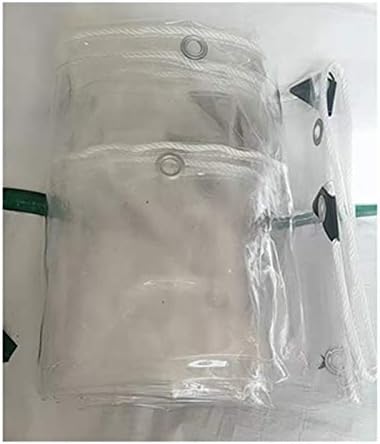 Wzning 屋外の雨防水防水シート 厚さ0 3mmの透明なポリ塩化