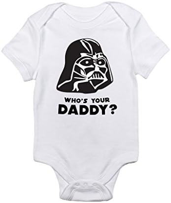 Baby's Who's Your Daddy Onesie onesie 18M Pure White
