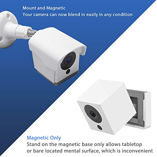 Wyze Cam Outdoor Mount, Upgraded Weatherproof Wall Mount for Wyze Cam