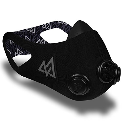 Training Mask [Black Out - Medium] 2.0 Originals Series - Elevation Workout Mask, Cardio and Endurance Mask, Fitness Mask, Breathing Resistance Mask, Running Mask