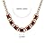 Real Spark Delicate Cut Gemstone Decorated Figaro Chain Luxury Princess Statement Chunky Necklace